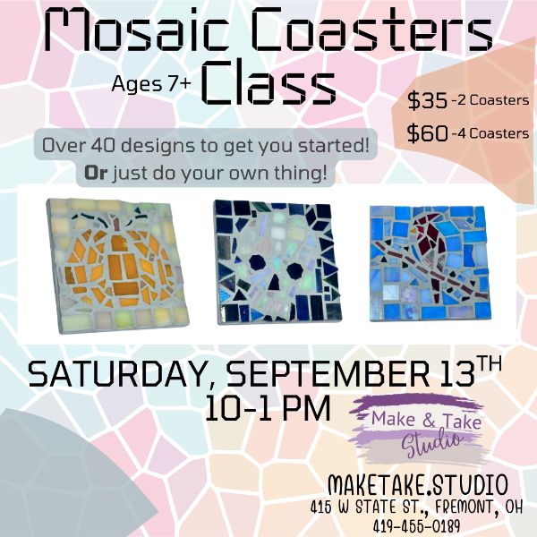 Mosaic Coasters Class Mosaic Coasters Class