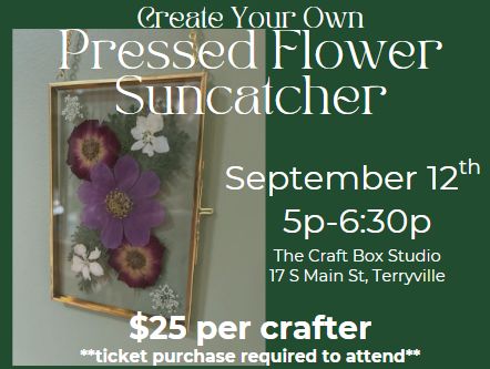 Pressed Flower Suncatcher!