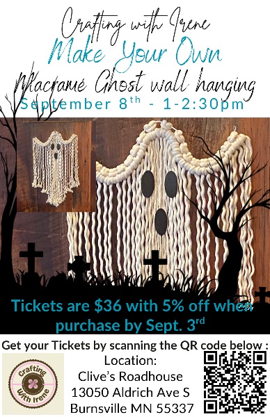 Macramé Ghost Wall Hanging Macramé Ghost Wall Hanging