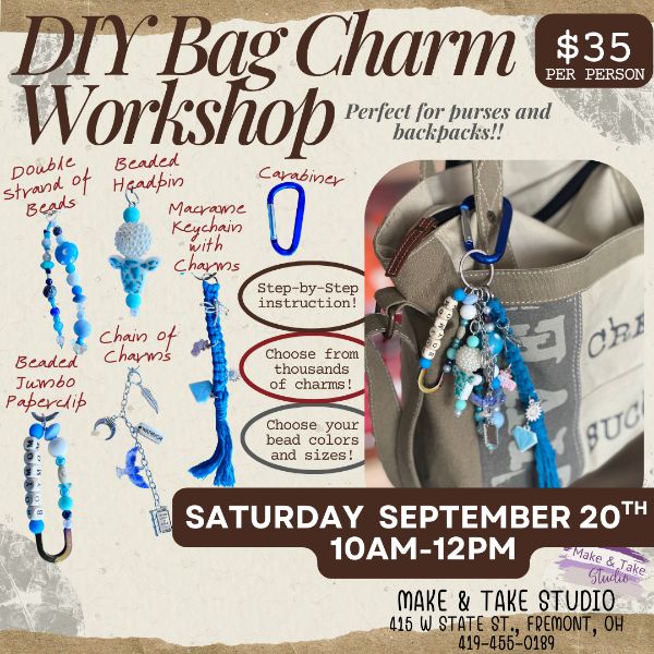 DIY Bag Charm Workshop