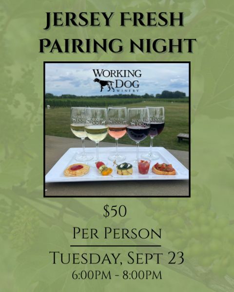 Jersey Fresh Pairing Night