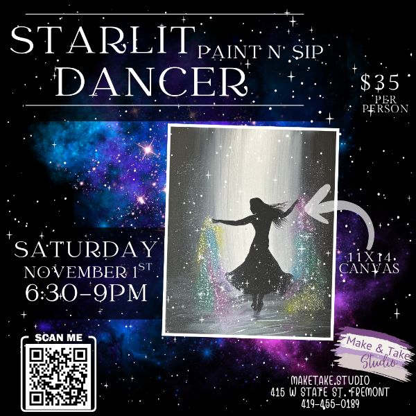 Starlit Dancer Paint N' Sip Starlit Dancer Paint N' Sip