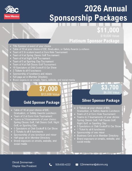 2026 Annual Sponsorships