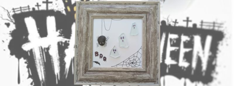 SPECIAL: Boo Sea Glass Art at Mystic Ice Cream in Oxford