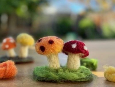 Make Your Own Needle-Felted Mushrooms Make Your Own Needle-Felted Mushrooms
