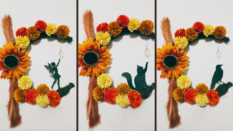 DIY Autumn Moon Wreath