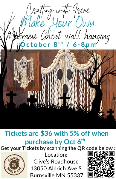 Macramé Ghost Wall Hanging