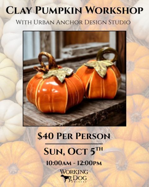 Clay Pumpkin Workshop Clay Pumpkin Workshop