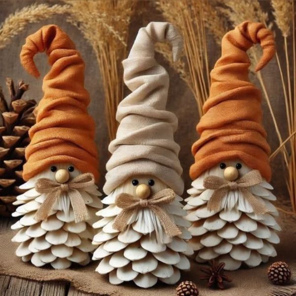Pinecone Gnome Craft Workshop