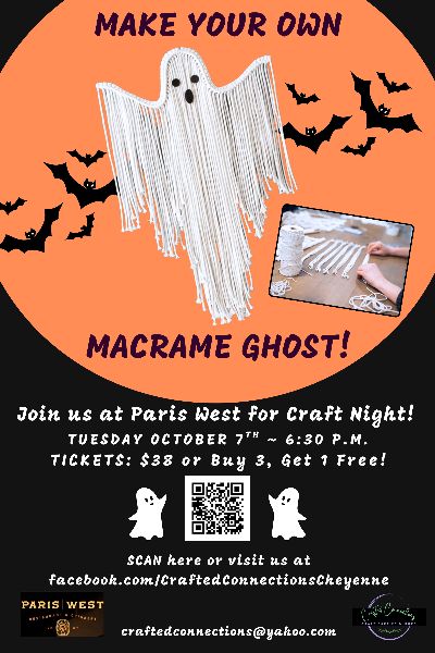 Make Your Own Macrame Ghost!