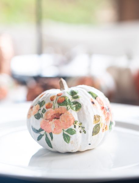 Craft & Brunch:  Floral Pumpkin Magic