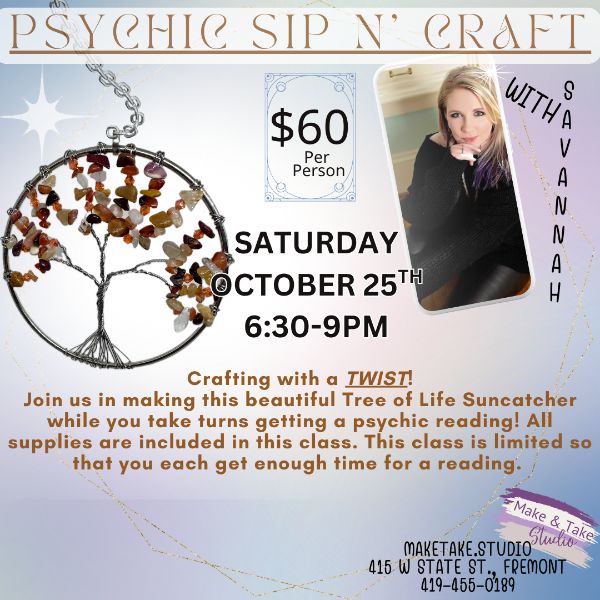 Psychic Sip N' Craft- Tree of Life