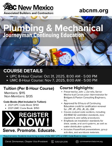 UPC Plumbing Continuing Education