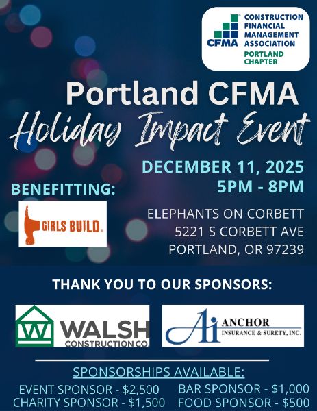 Portland CFMA Holiday Impact Event