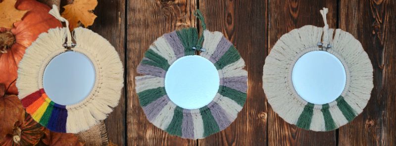 Make Your Own Macrame Mirror