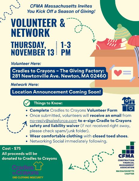 Volunteer with Cradles to Crayons + Networking Social