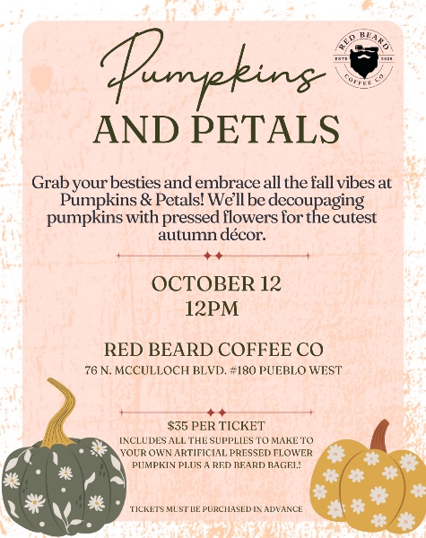 Pumpkins and Petals Workshop