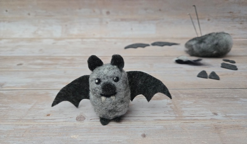 Create a felted BAT