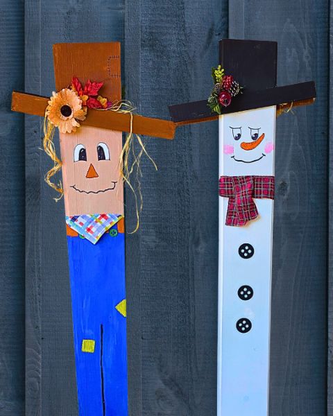 DIY Reversible Porch Leaner DIY Reversible Porch Leaner