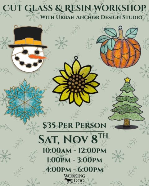 Cut Glass & Resin Workshop