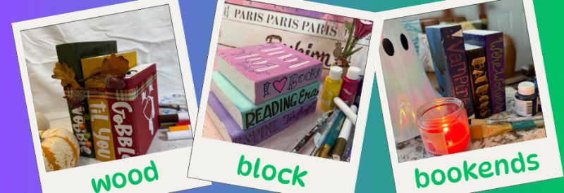 Make Your Own Wood Book Stack Make Your Own Wood Book Stack