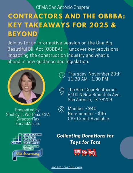 Contractors and the OBBBA: Key Takeaways for 2025 & Beyond