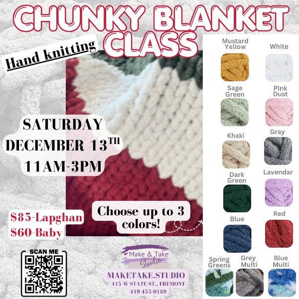 Chunky Blanket Handknitting Class