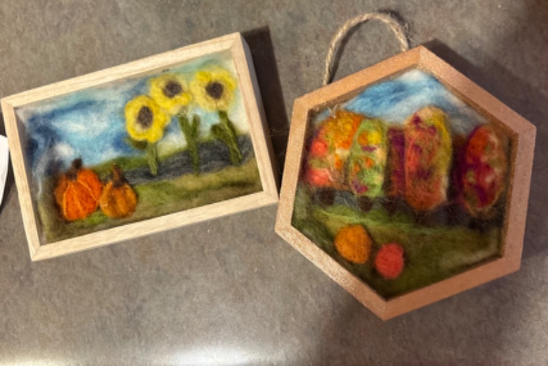 Mini Needle Felting Paintings for Beginners Mini Needle Felting Paintings for Beginners