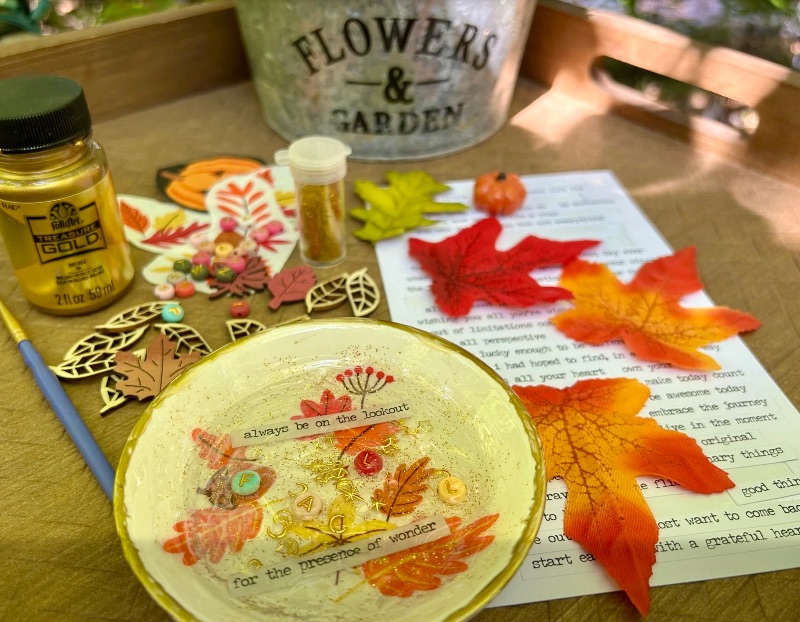 Autumn Rays- UV Resin Dish Autumn Rays- UV Resin Dish