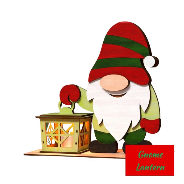 DIY Holiday Gnome Lantern