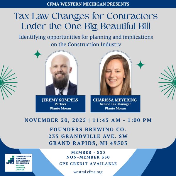 Tax Law Changes for Contractors Under the One Big Beautiful Bill Tax Law Changes for Contractors Under the One Big Beautiful Bill