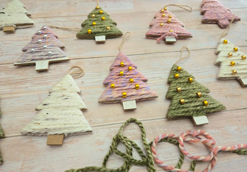 Make Your Own Yarn Tree Ornaments with KatRose Crafts - 12/6/25