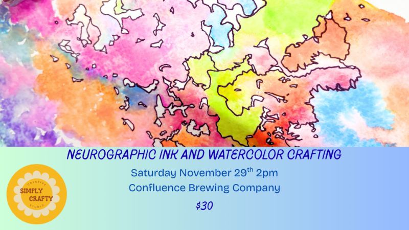 11/29 Neurographic Ink and Watercolor Crafting Party