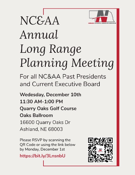 NC&AA Annual Long Range Planning Meeting