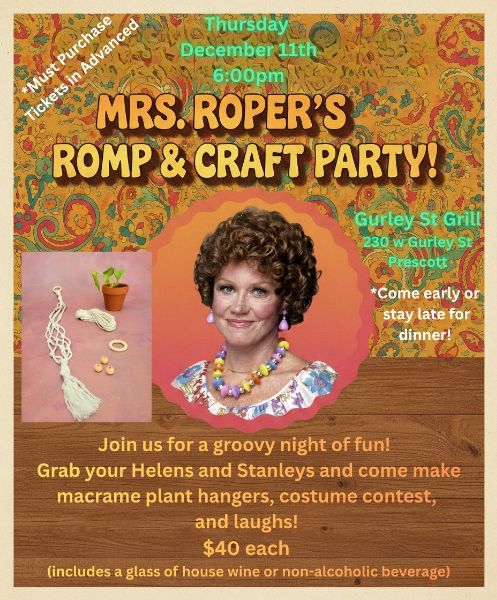 Mrs. Roper Romp and Craft Party
