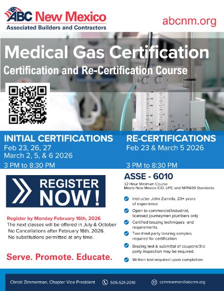 Medical Gas Certification