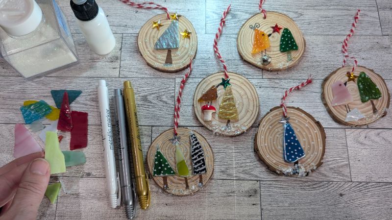 Make your Own Sea Glass Christmas Ornaments Make your Own Sea Glass Christmas Ornaments