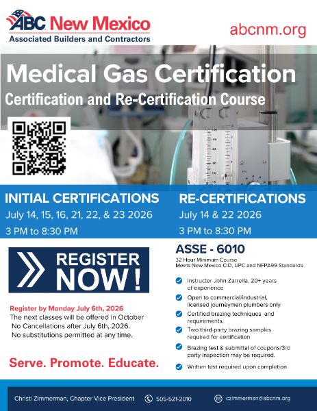 Medical Gas Certification