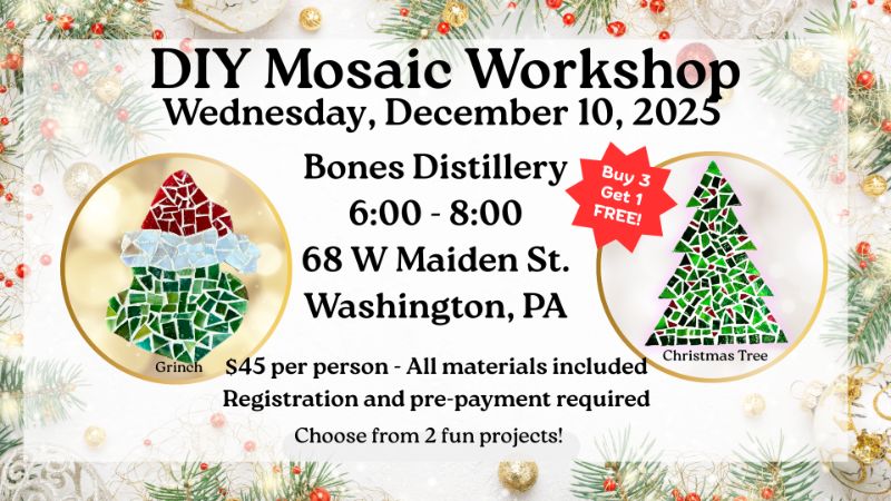 DIY Mosaic Workshop @ Bones Distillery