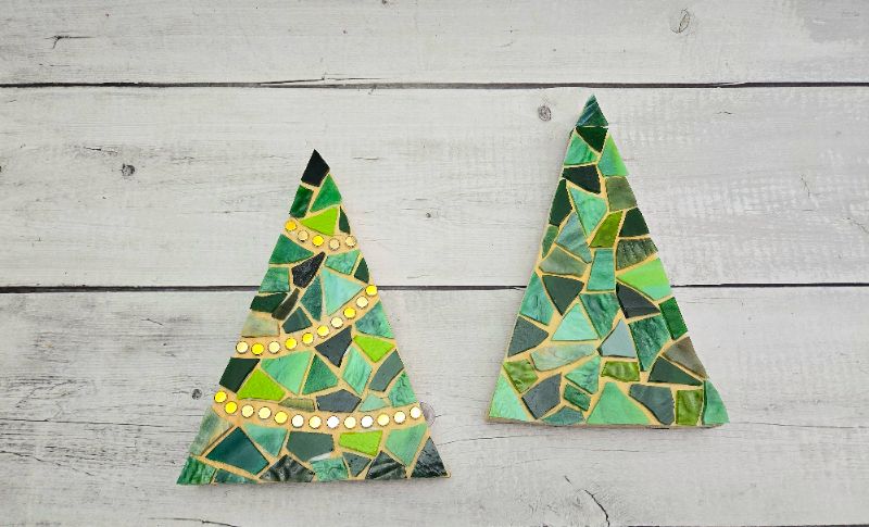 Make Your Own Evergreen Tree Mosaic