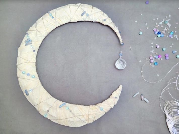 Create Your Own Crystal Moon Wreath