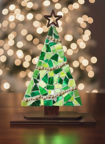 Mosaic Christmas Tree Class