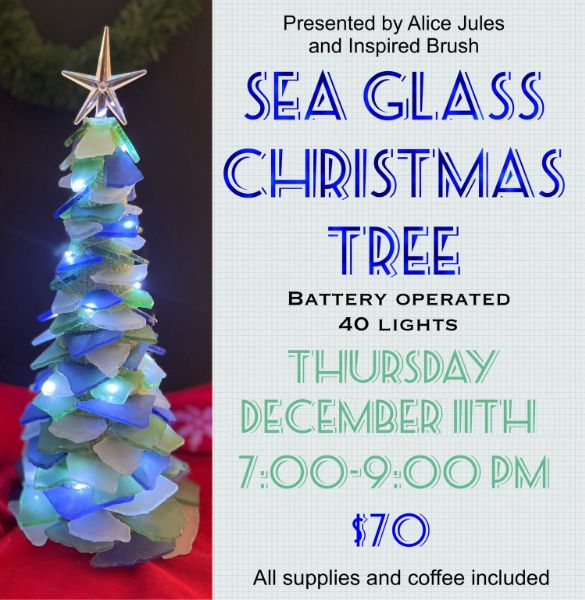 Sea Glass Christmas Tree