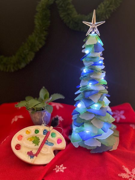 Craft Club- Sea Glass Christmas Tree