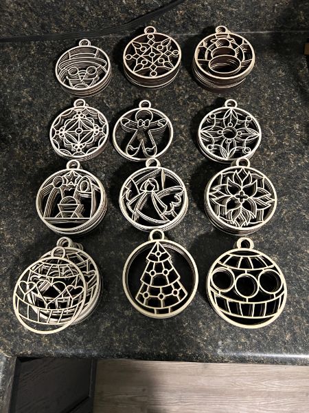 Craft Club- 12 inch Stained Glass Window Ornament (Faux)