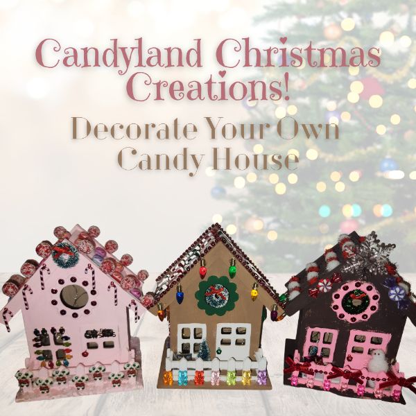 Candyland Christmas Creations! Decorate Your Own Candy House