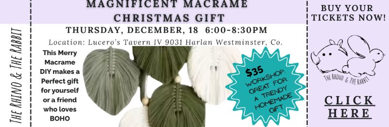 Magnificent Macrame  Christmas Gift