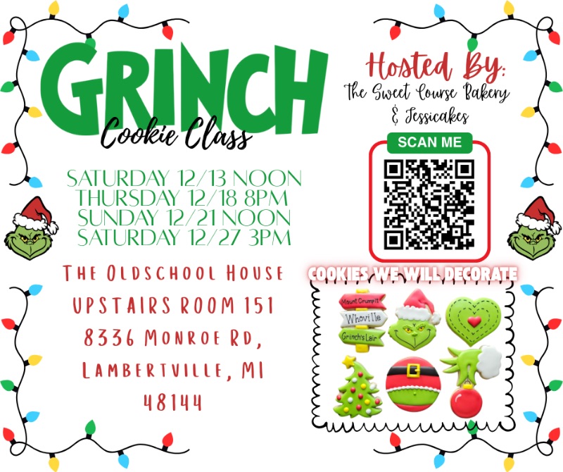 GRINCH COOKIE DECORATING CLASS