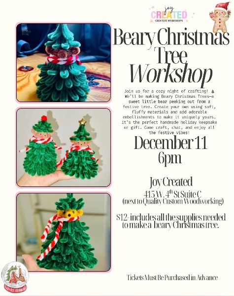 Beary Christmas Tree Workshop
