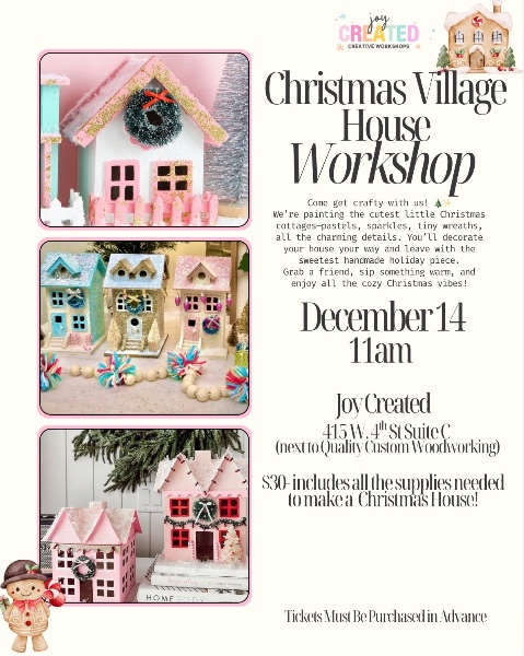 Christmas Village House Workshop